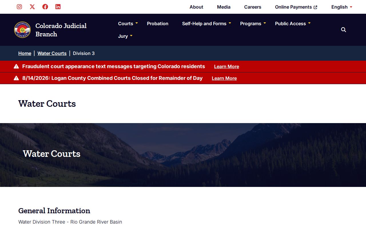 Alamosa County Water Division 3 docket resumes